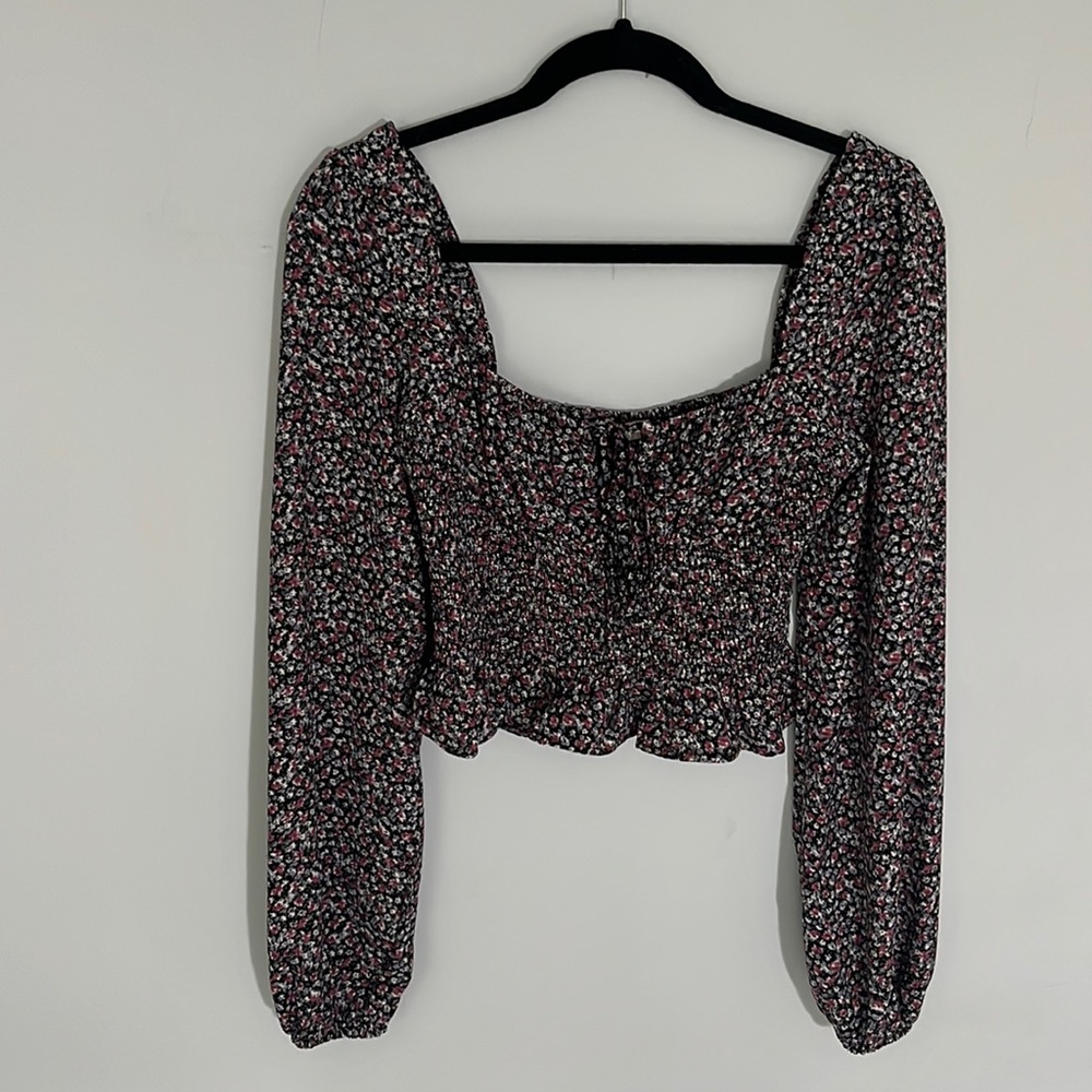 PacSun LA Hearts Floral Blouse